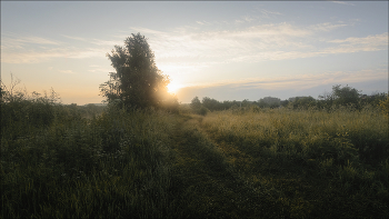 Рассвет / Кемерово, утренняя съемка,панорама 5 кадров