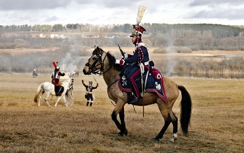 Польский улан армии Наполеона. / Реконструкция 1812г.