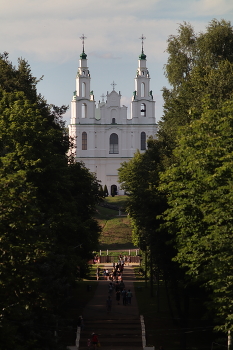 Софийский сабор / Софийский собор г.Полоцк, точка съёмки курга славы, фото снято на Canon m50 и советскую оптику Юпитер 37А