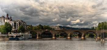 Balduinbrücke / мост через реку Мозель в Кобленце