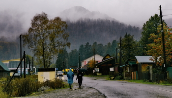 Дождливо. / Горный Алтай.