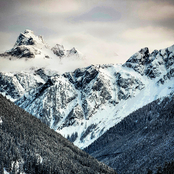 &nbsp; / Welch and Lady Peaks from Wahleach Lake