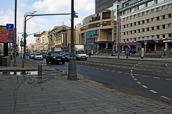 Красная Пресня / Улица Красная Пресня в Москве. Апрель 2023.