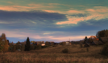 Раннее утро / В деревне .(Sigma SD1M)