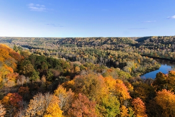 The Colors of Autumn. Gauja / Look from Turaida Tower