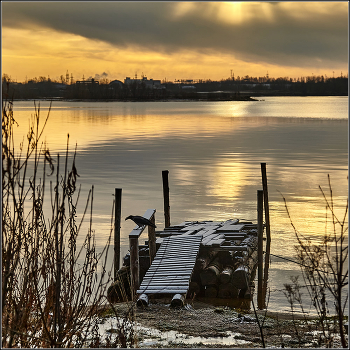 В ноябре на Северной Двине. / Архангельск. Соломбала Ноябрь.