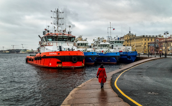 Ноябрь в Санкт-Петербурге 3 / 14 ноября 2024 Санкт-Петербург,Набережная Лейтенанта Шмидта