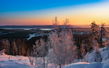 Зимнее утро / Уральская природа