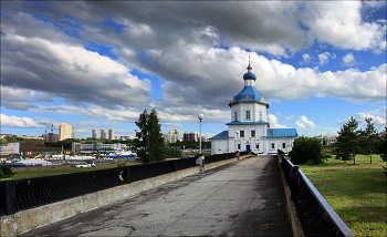 по Чувашии... / Чебоксары. Церковь Успения Пресвятой Богородицы. Чебоксарский залив.