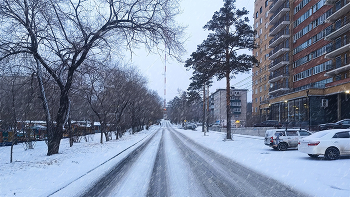 Весна пришла? / Снег в марте