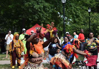  / African dance in Bushnell Park