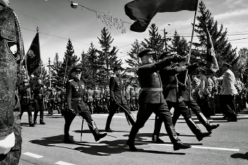 *Военный парад.** / *Томская область.**