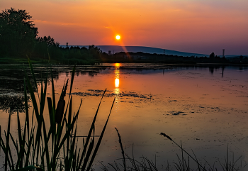 Вечернее солнце / Уральская природа