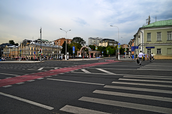 Волхонка / Улица Волхонка в Москве. Август 2023.