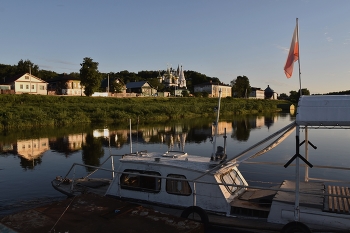 В городке провинциальном / Гороховец . Летний вечер.