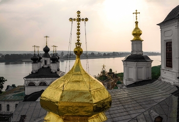 летний дождь / лето, дождь, Великий Устюг