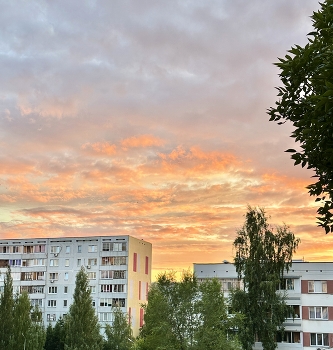 Цветной вечер / Закат в Набережных Челнах