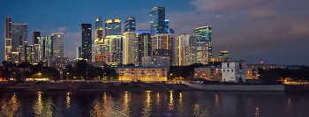 Москва-сити / Вид с Шелепихинского моста