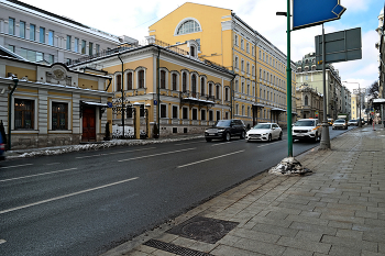 Знаменка / Улица Знаменка в Москве. Февраль 2024.