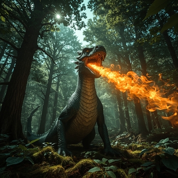 &nbsp; / Fire dragon, oldest time dangerous dragon