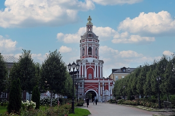 Донской ставропигиальный мужской монастырь / лето, храм