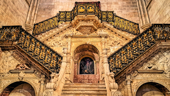 &nbsp; / Burgos - Catedral (escaleras doradas)