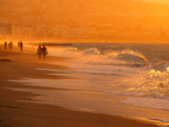 Вечер / Неспокойное море.