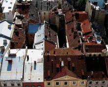 львовские крыши / вид с городской ратуши