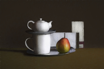 чайник и груша / Под впечатлением от натюрмортов В.Пивоварова