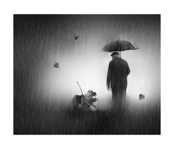 кажется лето закончилось... / digital art