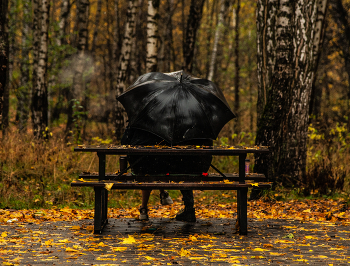 осенние посиделки / перекур в дождливый день