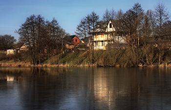 Первый лёд / Вечерний сюжет из глубинки.