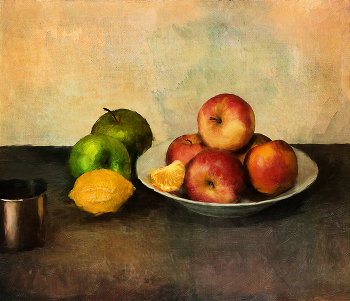 dans le style de Cézanne / натюрморт копия