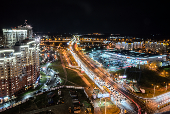 г.Минск, пр-т Дзержинского, выезд из города / Выезд из города на трассу М1, между микрорайонами Малиновка и Брилевичи.