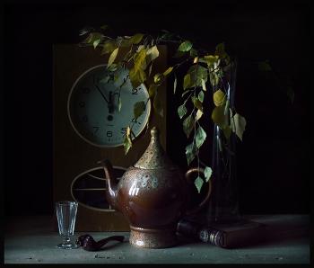 .... Время ноября ..... / предметная композиция