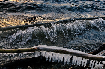 Вода и лёд. / Томская область.
