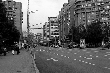 Таганская улица / Улица Таганская в Москве. Сентябрь 2011. CANON EOS A2; CANON LENS EF 50mm 1:1.8 II; BWF-PRO; СВЕМА ФН 64; D23.