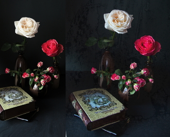 Читая Книгу зимы__Сравнение / Небольшой эксперимент. Проверить как выглядит фото с текстурой и без неё в размере по стандарту сайта.
Серия Exposition: участвовала в 3 выставках. Текстура &quot;Изморозь&quot; на стекле - собственная фотография. 
1-я публикация 19.09.24. Рейтинг 19,57 рек.13 отз 1 просмотров 150
1 из 11 фотографий в рейтинге VISA на междунар. сайте (&quot;Nice Irina!
the artwork «Reading the Winter Book» has been selected for the Visa feed. It will be displayed from ___(Paris, France time). Share this success with your friends or fans, if you're on Facebook, ...&quot;