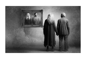 встреча с прошлым / &quot;Когда мы были молодые
И чушь прекрасную несли,
Фонтаны били голубые
И розы красные росли.&quot;