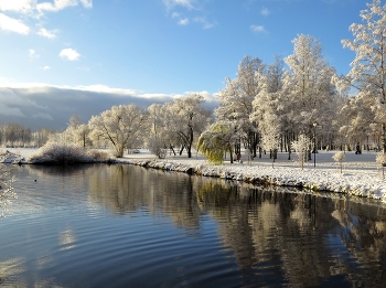 первый снег / Колпино