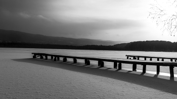 Ноябрь съел все краски. / Красноярский край.