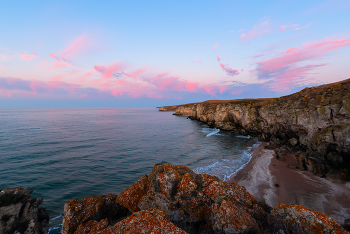 вечерний пляж / Азовское море