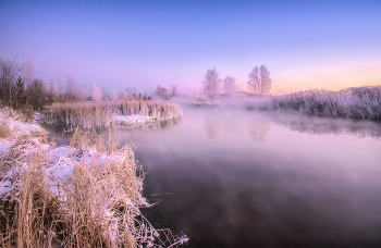 Морозное утро / Уральская природа