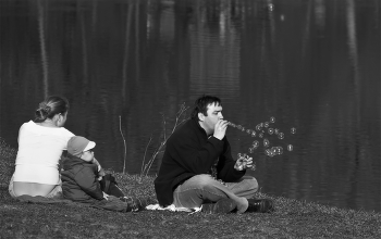 важное дело...... / Москва, Ботанический сад.