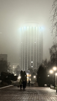 Туманный вечер / 29 ноября 2025 Набережные Челны