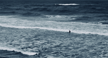 Море одиночества / Осень, ноябрь. 
Средиземноморье, Израиль.