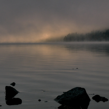 Ранним утром. / *Горный Алтай.**