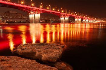 Николаевский мост / Красноярск. Енисей.