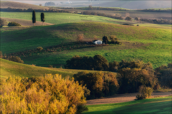 Осени яркий вечер / Окрестности Валь д'Орча