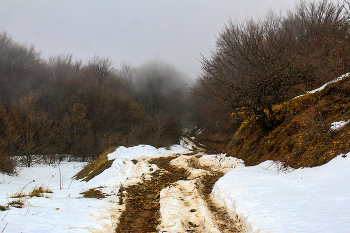 &nbsp; / Крым. Демерджи. Спуск с перевала Демерджийское Седло